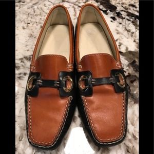 Tod's Anilux Flats,Two Tone & Gold tone hardware